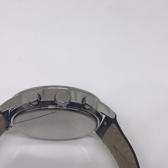 Fossil BQ3229 White Dial Black Leather Strap - Picture 4 of 7